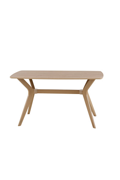 PLASMOB 80X120 MDF Mutfak Masası (Sadece Masa) Salon Masası Balkon Masası Viktoria Serisi-Ceviz