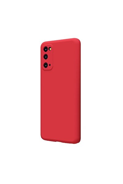 isag Husa protectie compatibila cu Samsung Galaxy S20 FE, slim, silicon Rosu,...