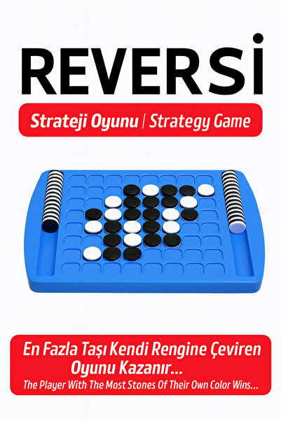 TOHA Reversi Strateji Oyunu | Zeka ve Mantık Geliştirici Aile Oyunu | 5+ Yaş