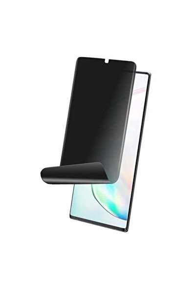 isag Folie de protectie ecran Privacy Hydrogel din silicon, TPU, compatibila cu Samsung Galaxy Note 10 Li