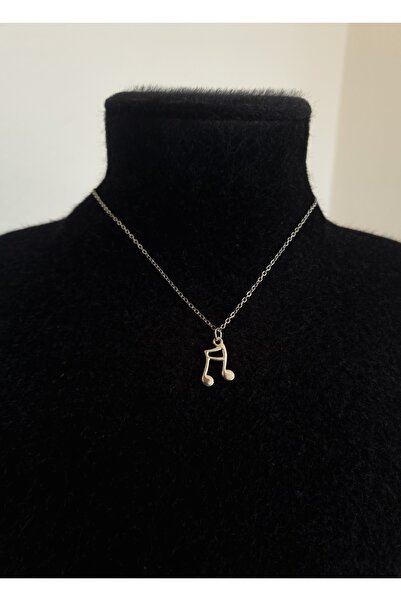 glactuca craft Minimal Note Chain Necklace