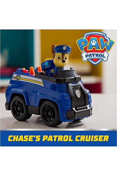 PAW PATROL , Police Vehicle with Chase Toy Figure (Basic Vehicle, 2025), Toy for Children from 3 Year