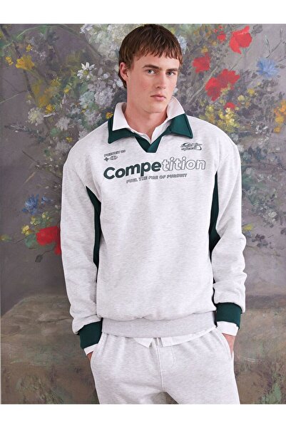 LC Waikiki Polo Neck Men's Sweatshirt