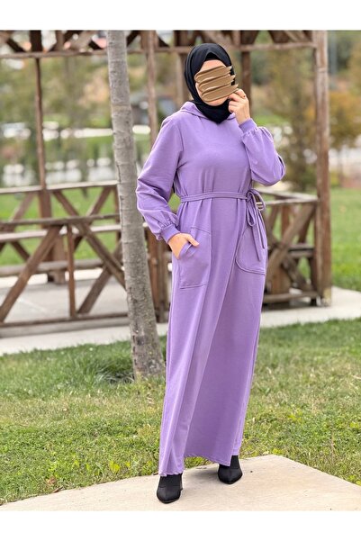 Nissra Ankanoor İki İplik Kapüşonlu Sweat Elbise 150 cm ANKA252007