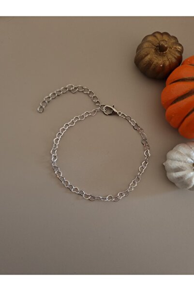 glactuca craft Minimal Heart Chain Bracelet