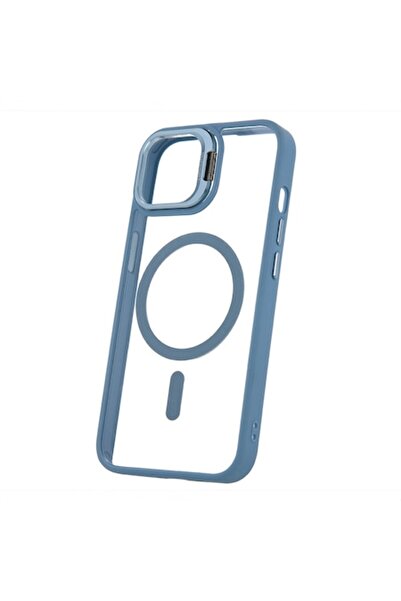 Sybero Carcasă Extra Lens Mag pentru iPhone 14 Pro Max, Albastru Deschis