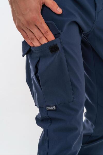 Wolff Combat Tactical Outdoor Taktik Trekking Kargo Cepli Outdoor Lacivert Pantolon - 512