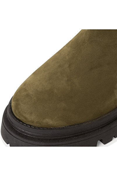 Tamaris Bocanci din piele naturala verzi