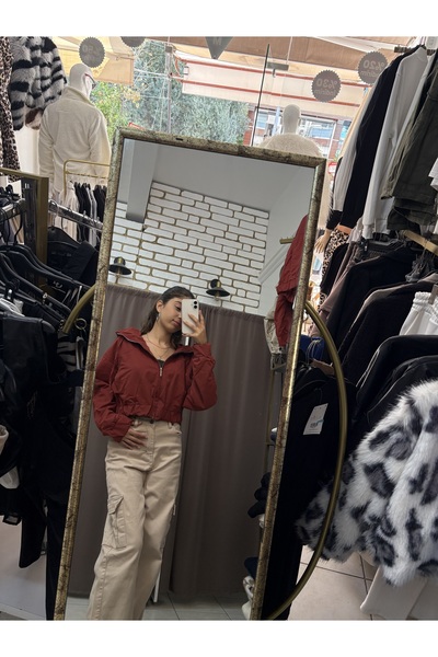 TUBA TOPTAŞ Crop Hooded Jacket