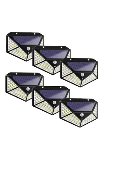 Trendily Σετ 6 Ηλιακών Λαμπτήρων με Αισθητήρες Κίνησης