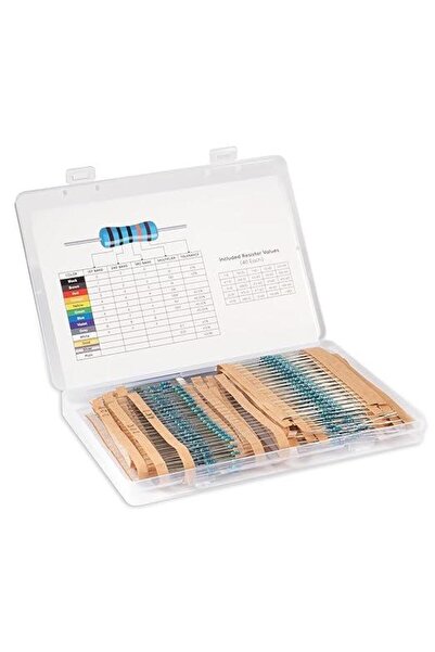 Hatfon Elektronik DİRENÇ SET 0,1R-4,7MR 1/2W 1100 ADET 110ÇEŞİT %1 METAL FILM...