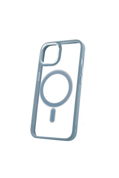 Sybero Carcasă Mag Satin Clear pentru iPhone 11 - Albastră