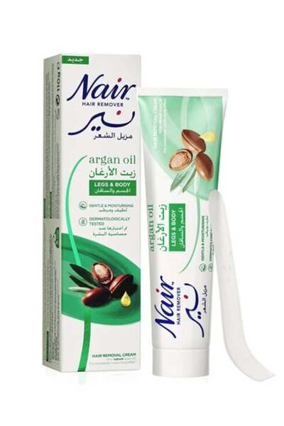 Nair كريم إزالة الشعر بزيت الأرغان، 110 جرام