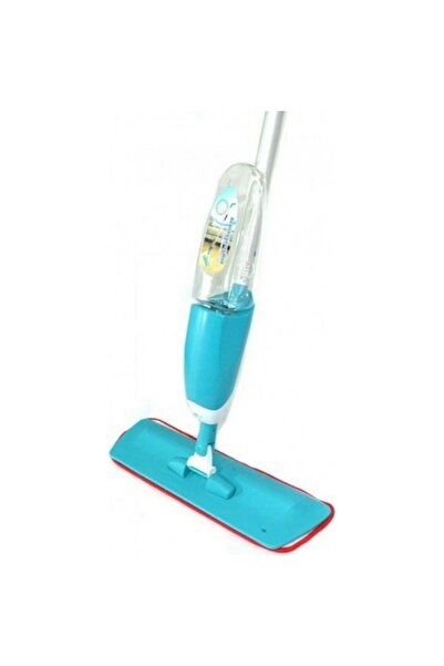 DEEBCO Mop rotativ, Cu spray, Microfibra, Alb, Albastru