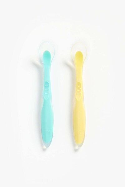 MOTHERCARE Soft Silicone Spoons - 2 Pack