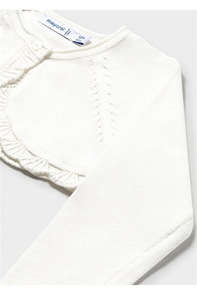 MAYORAL Baby Girl Knitted Cardigan Bolero Ecru 308
