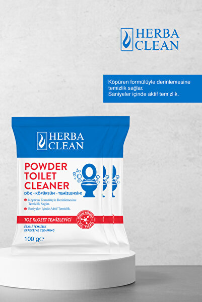 HERBACLEAN Toz Klozet Temizleyici - 3 Adet