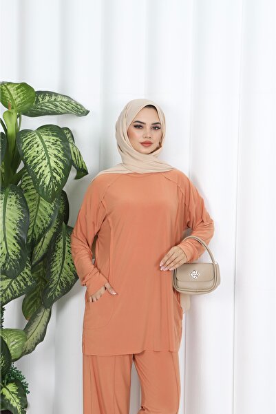 NİSUM MODA Sandy Pants Suit with Pockets