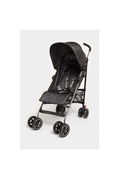 MOTHERCARE عربة أطفال نانو - مخططة باللون الأسود