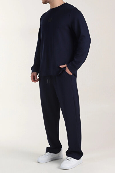 EXSPORT 2-Piece Oversized Long Sleeve Comfortable Loose Seasonal Tracksuit Set