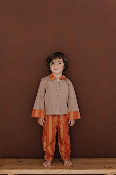 ilo and friends The Trench Collar and Cuff Colorful Striped Unisex Children's...