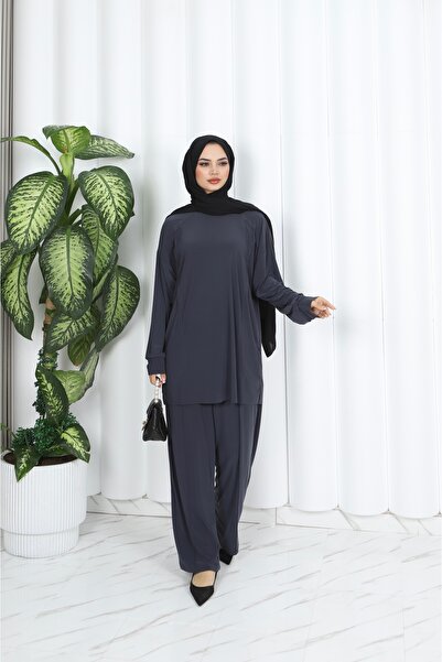 NİSUM MODA Sandy Pants Suit with Pockets