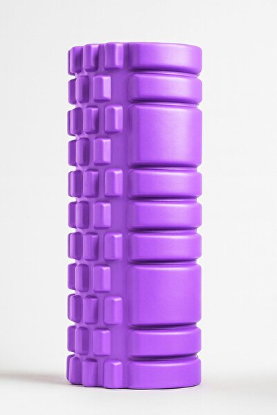 Telvesse High Density Pilates Foam Massage Roller – Lightweight and Durable Foam Roller Purple