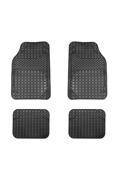 CED AUTO TRADE Covorase auto universale ajustabile – 68 x 44 cm / 44 x 34 cm PVC – negru