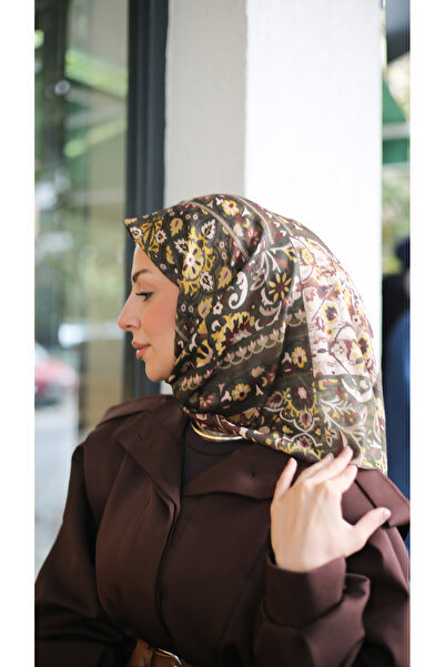 efdal şal eşarp Εισαγόμενο βαμβακερό κασκόλ με σχέδιο νεφρίτη