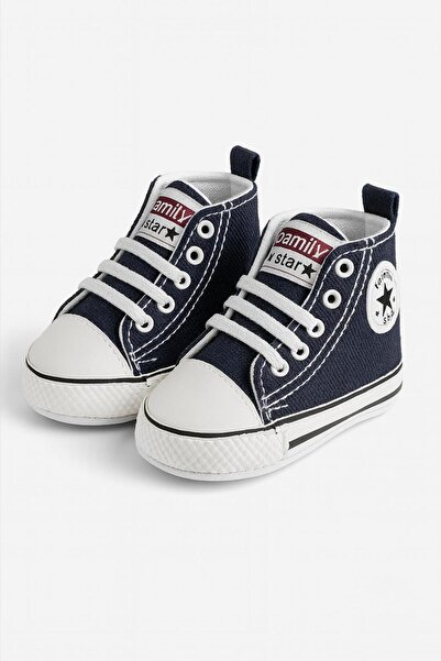 BYS BABY FASHION Erkek Bebek Tüylü Kaymaz Taban Patik 0-6 Ay (18 numara) 6-12 Ay (19 Numara) Ev Botu / Panduf