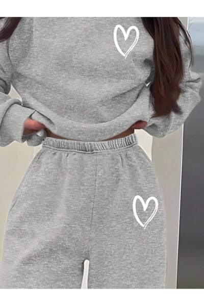 macklin Γυναικείο σετ αθλητικής φόρμας με στάμπα καρδιάς