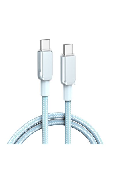 Xo Cablu NB-Q250B PD USB-C la USB-C 1,0 m 60 W Albastru