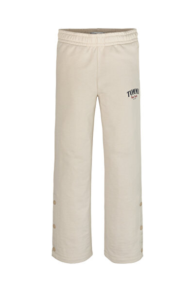 Tommy Hilfiger Girls Classic Beige Logo Printed Elastic Waist Sweatpants
