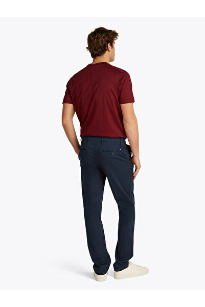 Tommy Hilfiger Men Desert Sky Denton Straight Leg Chinos