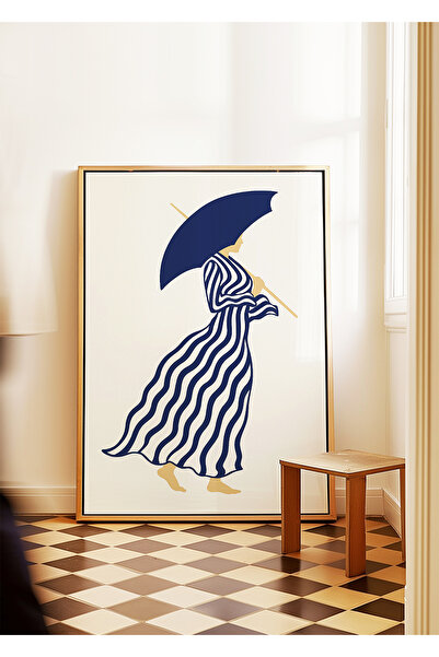 ARTHOUSECOLLECTIVE Blue Stroll - Blue Steps – Poster fără cadru în dimensiuni...