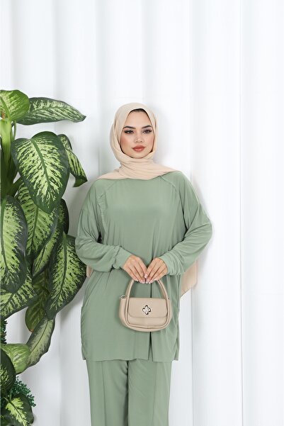 NİSUM MODA Sandy Pants Suit with Pockets