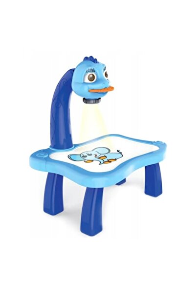 Glow Goods Tablă de desen educativă și interactivă, masă de desen cu proiector, efecte sonore, include...