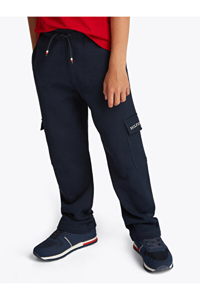 Tommy Hilfiger Kids Dark Night Navy U Monotype Cargo Joggers