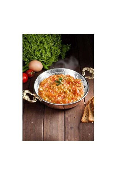 ÇEÇEN HOME (1 Piece) Copper Sahan Omelette and Egg Pan Copper Pan Mini Size (...