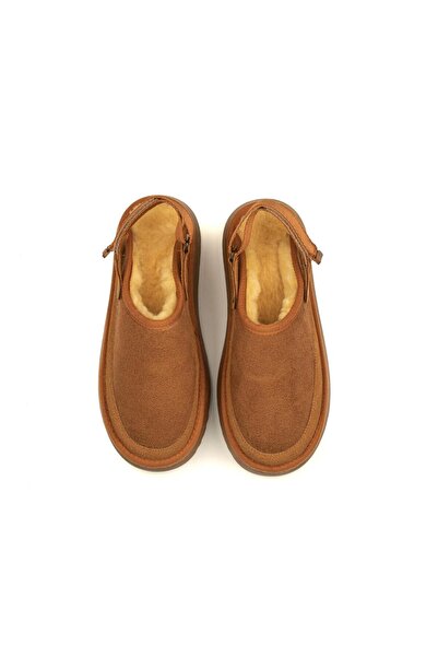 Roy Jones Papuci de iarnă pentru femei Canberra, cu talpă înaltă, cu detaliu din blană, reglabile