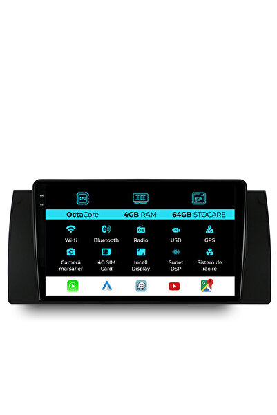 NavStore Navigație dedicată BMW Seria 5 E39/X5 E53 (1995-2003), Incell 9Inch,...