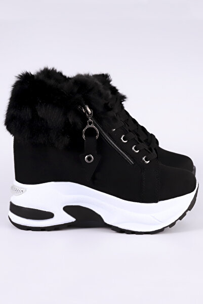 Mamito Ayakkabı DNR 432 Μπότες με φερμουάρ και λεπτομέρειες από γούνα