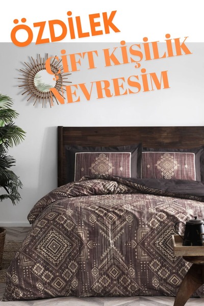 Özdilek %100 Pamuklu Çift Kişilik Nevresim Takımı (4 Parça) Sınırlı Stok