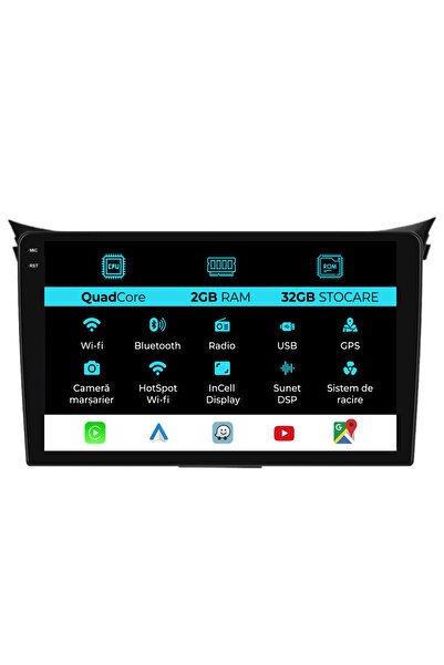 NavStore Navigatie Dedicata Hyundai I30 (2011-2015), 9Inch, 2Gb Ram, 32Gb Sto...