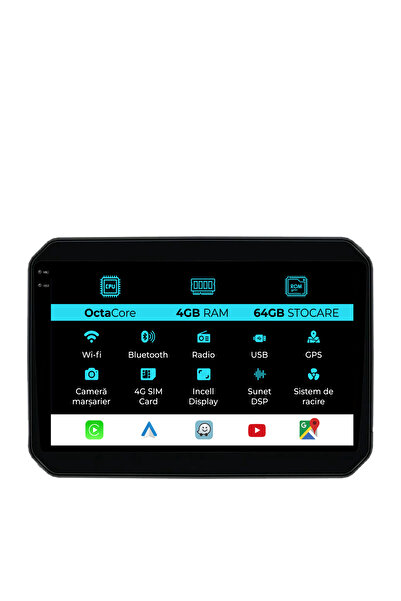 NavStore Navigatie Dedicata Suzuki Ignis (2016-2025), 9Inch, 4Gb Ram, 64Gb St...