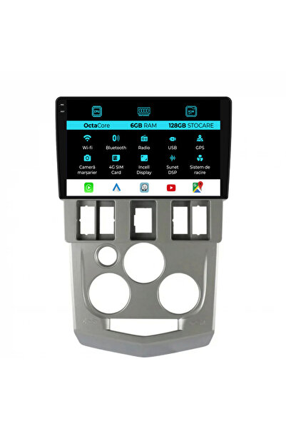 NavStore Dedicated Navigation Dacia Logan 1 (2004-2008), Incell 9Inch, 6Gb Ram, 128Gb Storage, Carplay