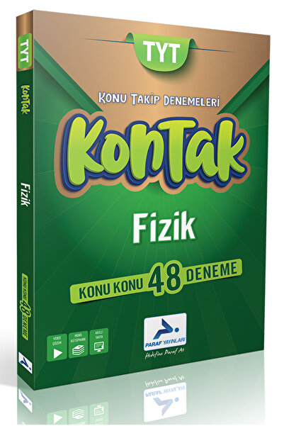 paraf yayınları TYT FİZİK KONU KONU 48 DENEME (KONTAK DENEMELER)