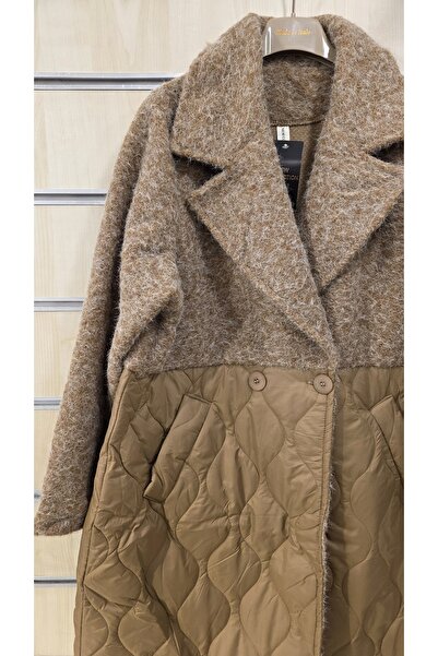 Park Moda Μάλλινο παλτό με επένδυση λεοπάρ