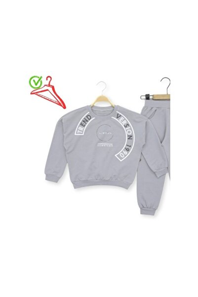 Atabay Kids Atabay 366-10-25 Men's Set Trend Version Printed Age 2/5