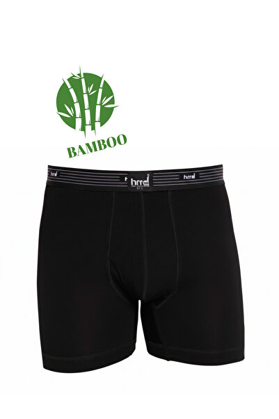 Hmd Lycra Flexible Black Men's Bamboo Boxer |   Anti-Sweat Soft Fabric